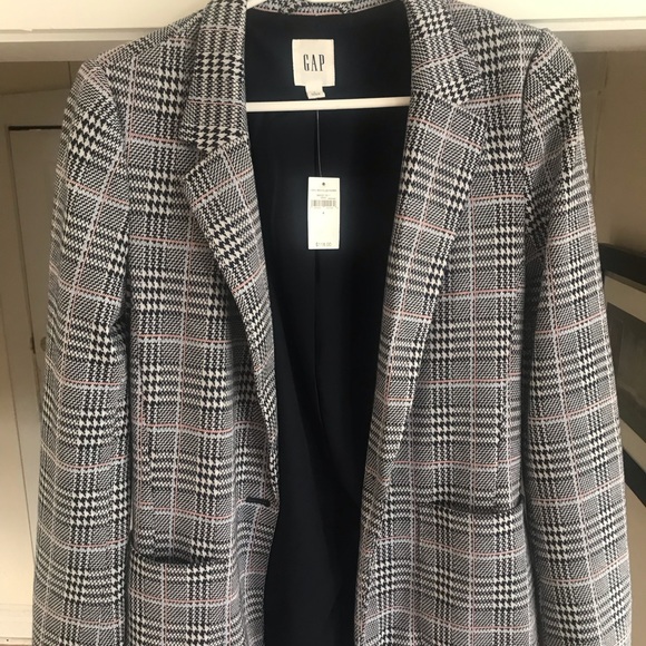 GAP Jackets & Blazers - NWT Gap Plaid Blazer